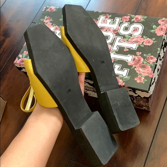 Marley Square toe leather sandals - Picture 3 of 5